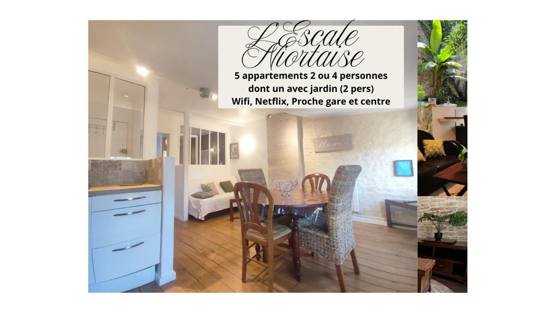 L'Escale Niortaise - Centre-Ville - 10Mn Gare - Wifi - Netflix Buitenkant foto