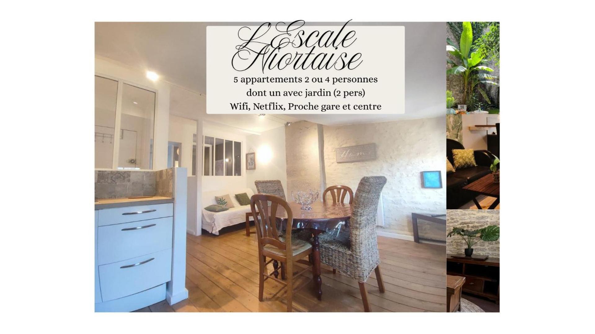 L'Escale Niortaise - Centre-Ville - 10Mn Gare - Wifi - Netflix Buitenkant foto